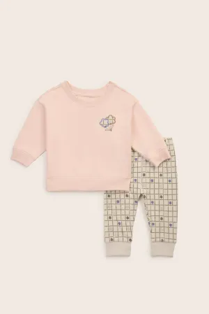 2-Piece Organic Cotton Sweatshirt and Legging Set