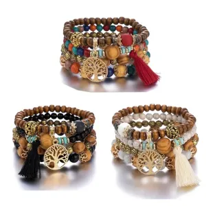 4PCS Bohemia Tree of Life Bracelet