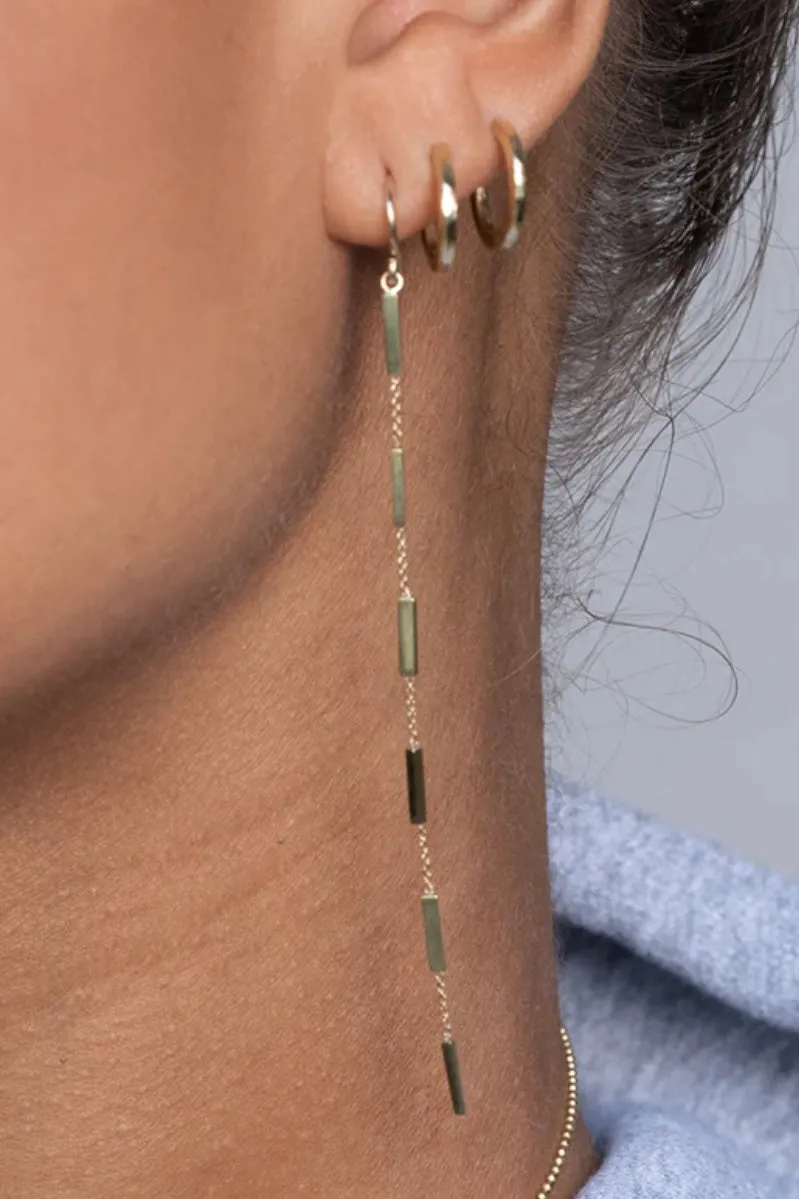 6 BAR BY THE INCH EARRINGS