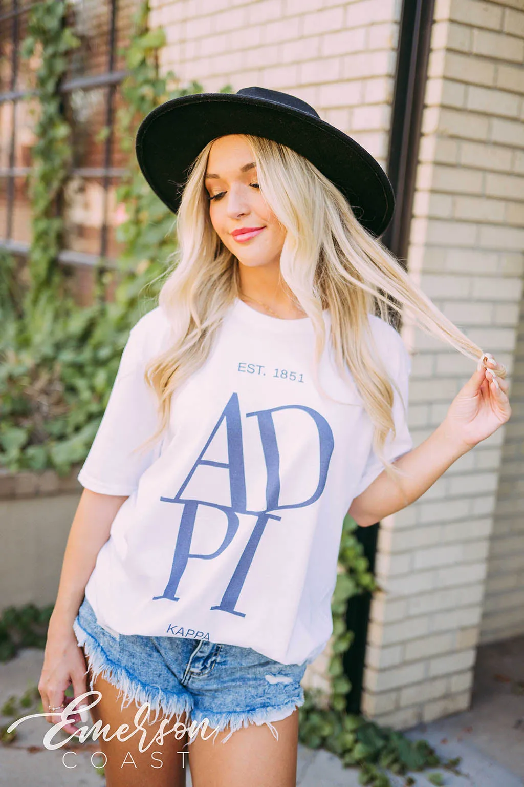 Alpha Delta Pi PR Letter Tee