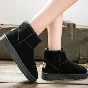 Ankle Flat Simple Warm Winter Boots