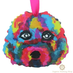 Augusta Handmade Colorful Doodle Ornament