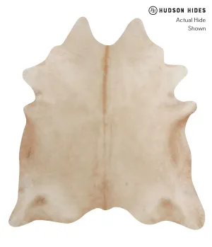 Beige XX-Large Brazilian Cowhide Rug 7'4"H x 6'10"W #82744 by Hudson Hides