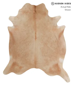 Beige XX-Large Brazilian Cowhide Rug 8'3"H x 7'0"W #82597 by Hudson Hides