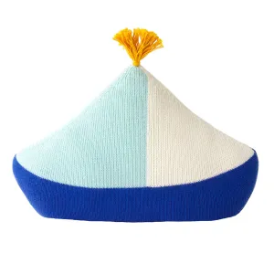 Blabla Kids Boat Pillow Blue