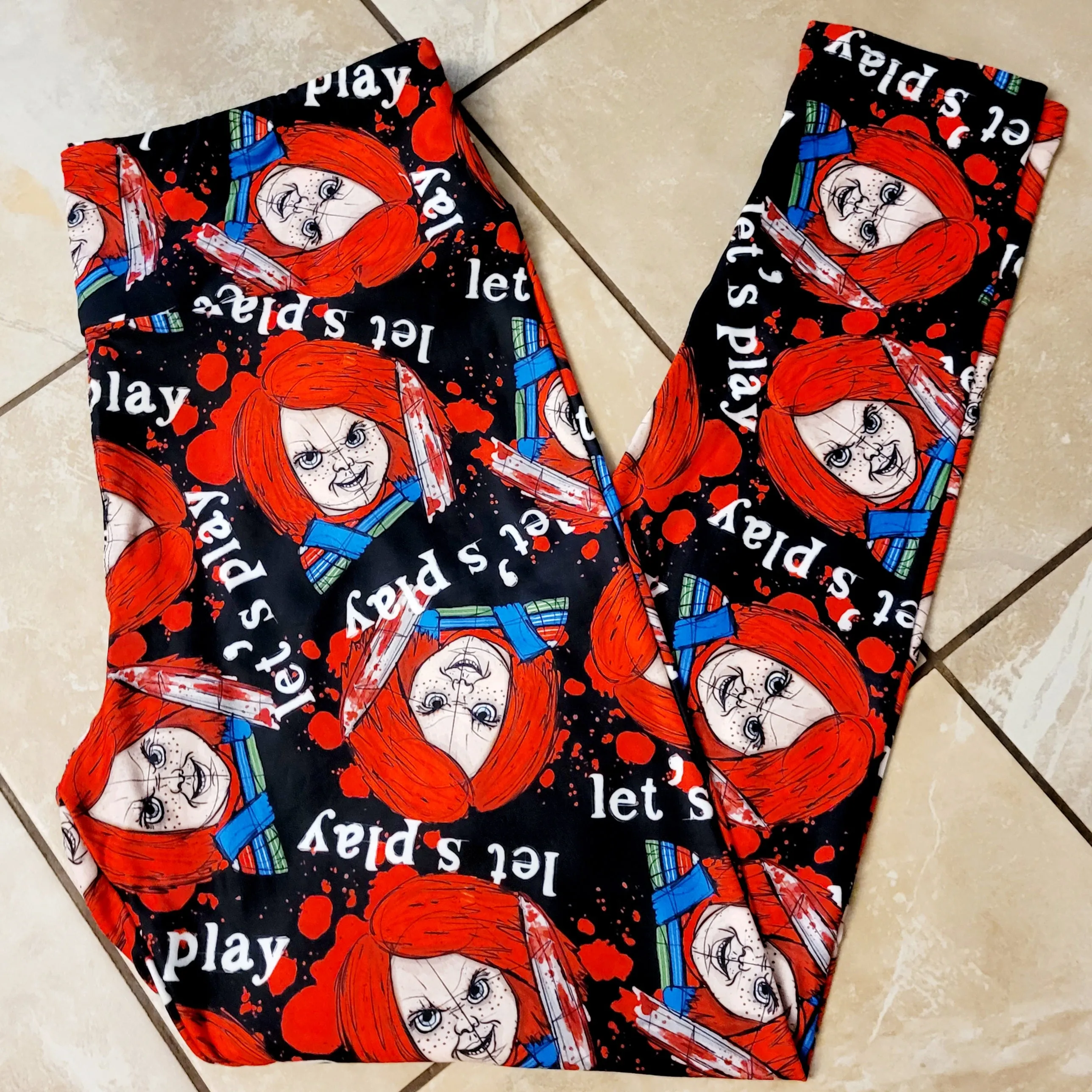 Bloody Chucky (Semi-Exclusive) - High-quality Handcrafted Vibrant Leggings