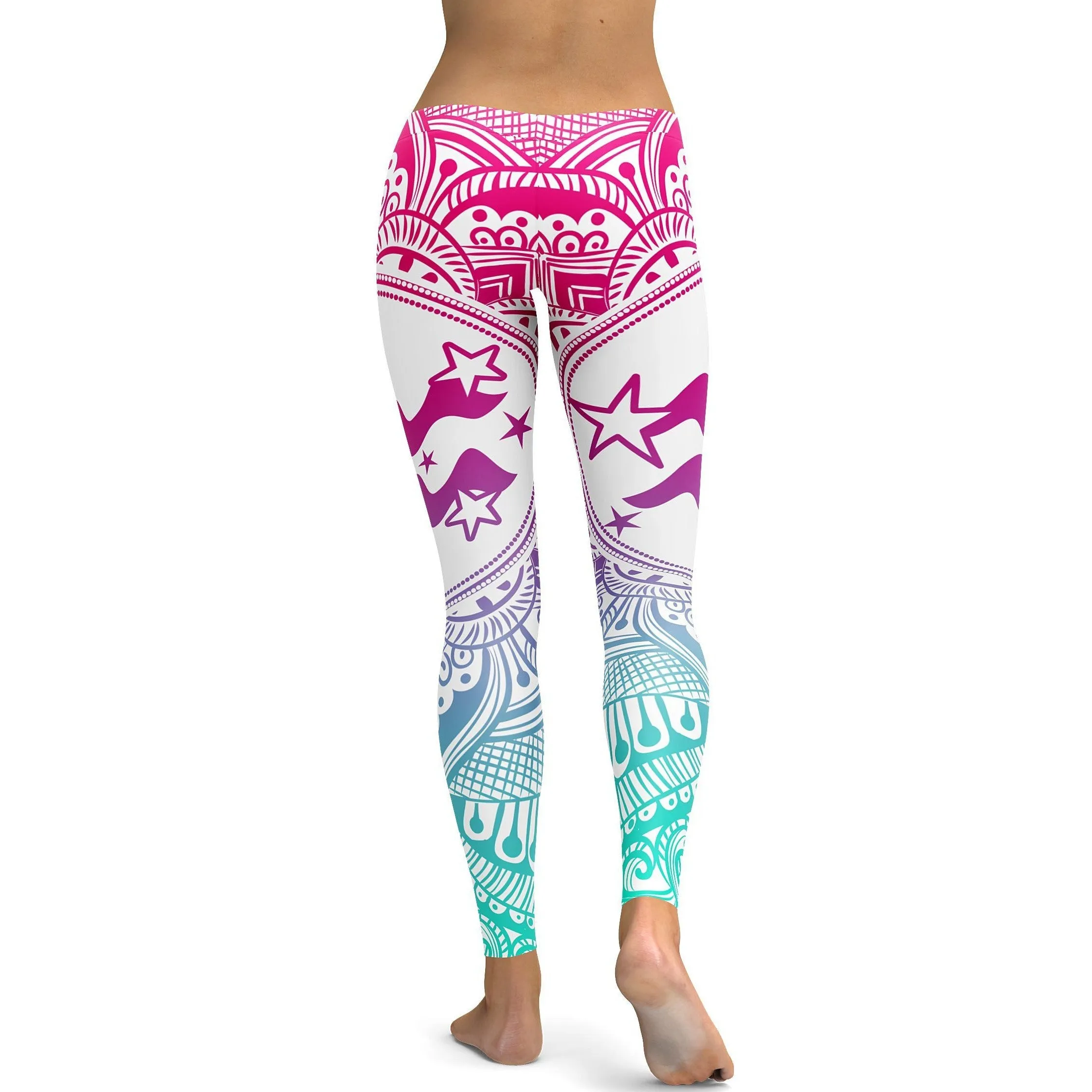 Bright Aquarius Leggings