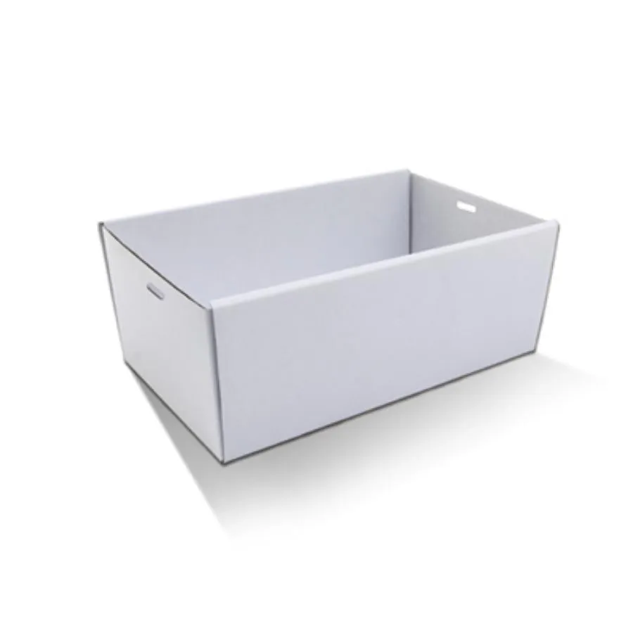 BULK 50pk Small White Grazing Box 255x155x80mm (NO LIDS)