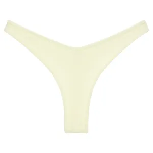 Buttercream Rib Binded Thong Bikini Bottom