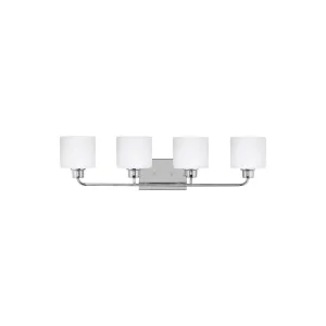 Canfield 32 in 4 Lights Vanity Light Chrome finish