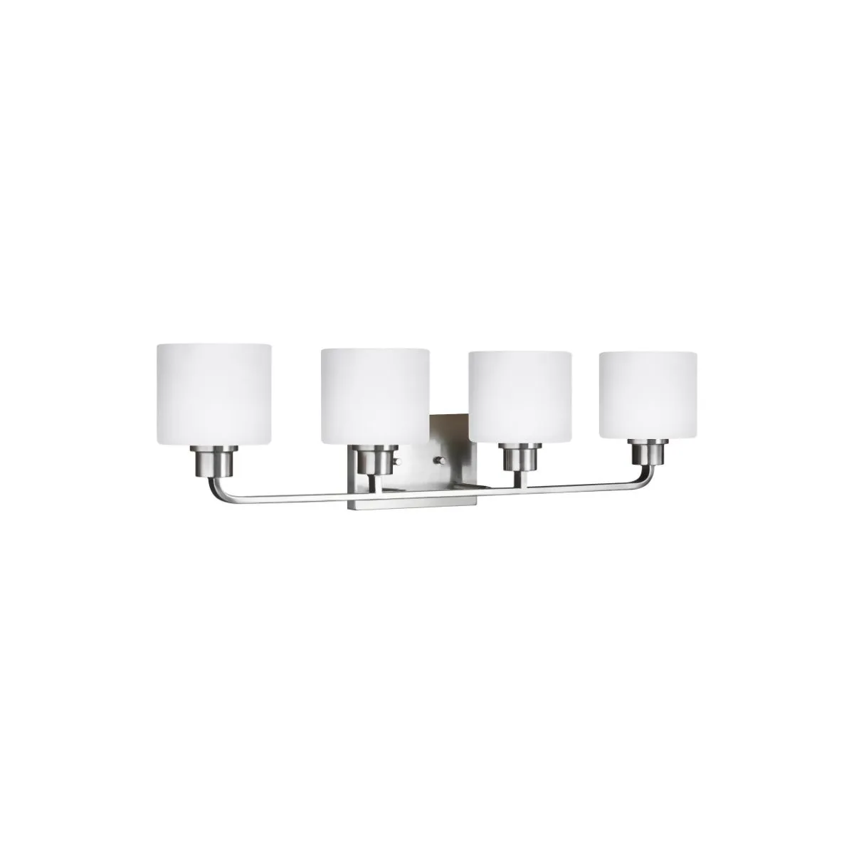 Canfield 32 in 4 Lights Vanity Light Nickel finish