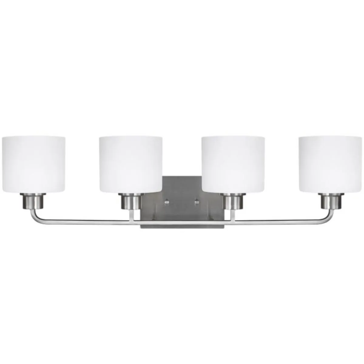 Canfield 32 in 4 Lights Vanity Light Nickel finish