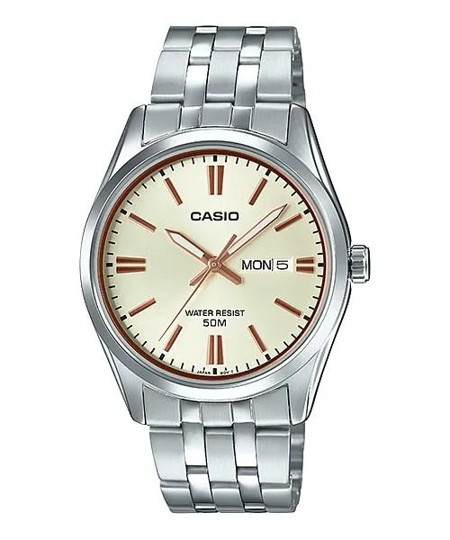 Casio Men's Standard Analog Silver Stainless Steel Band Watch MTP1335D-9A MTP-1335D-9A