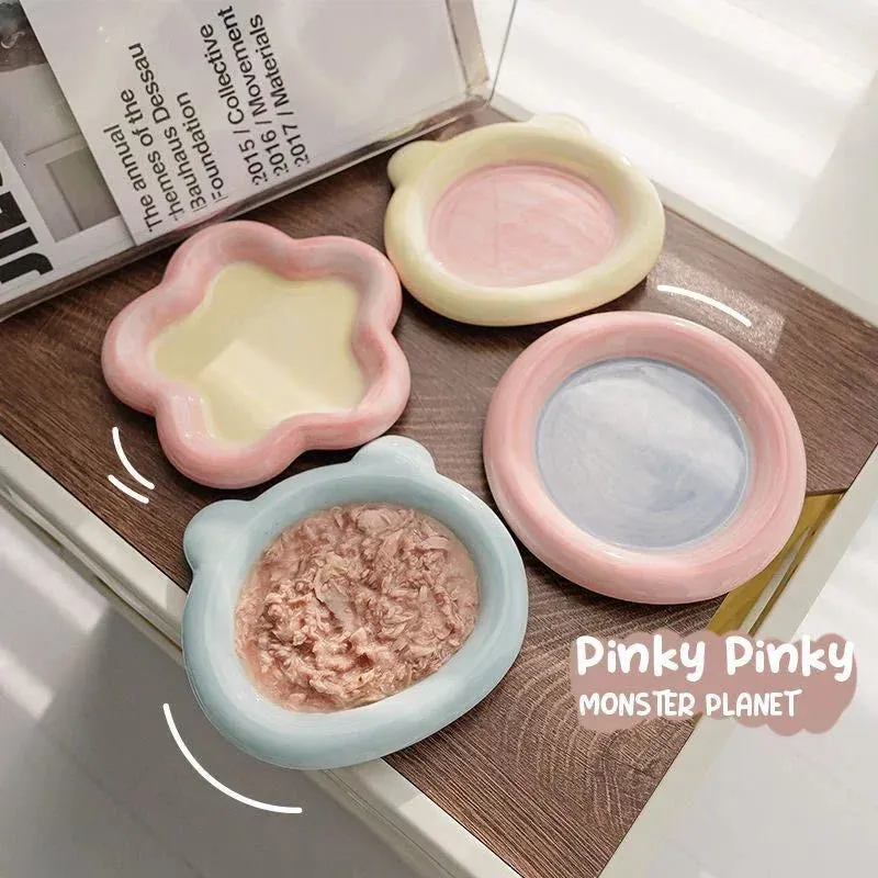 Charming Ceramic Pet Bowl for Cats and Dogs