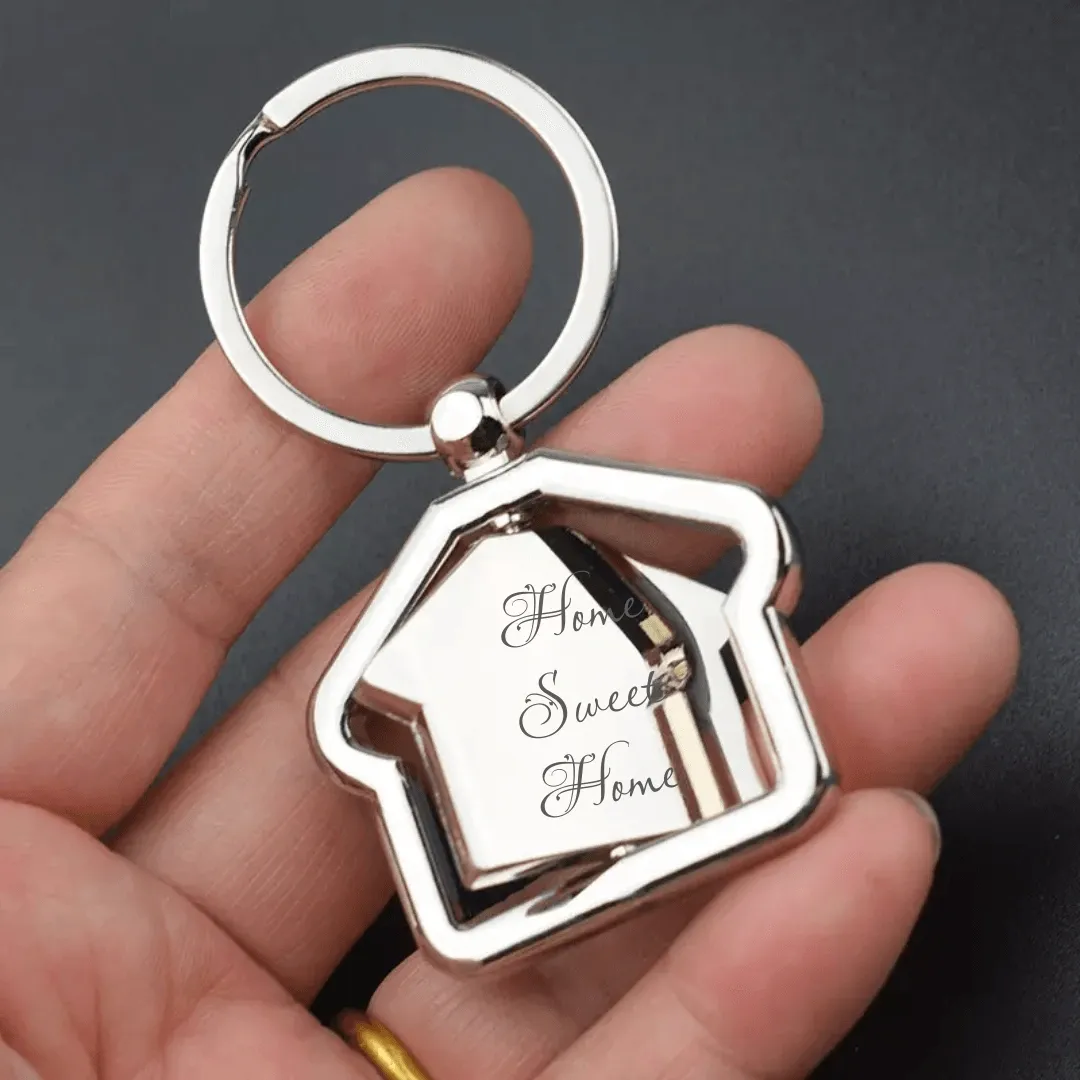 Charming Home Sweet Home Keychain