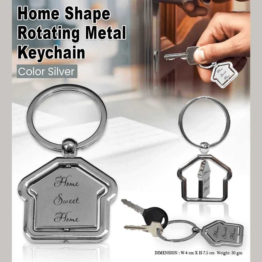 Charming Home Sweet Home Keychain