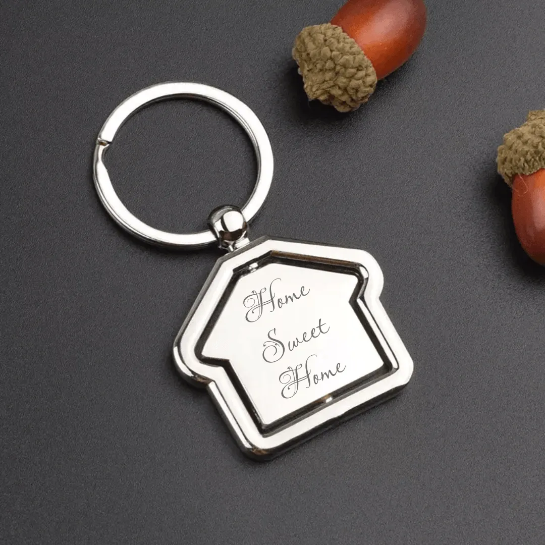 Charming Home Sweet Home Keychain