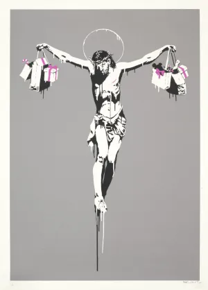 Christ with Shopping Bags - Banksy