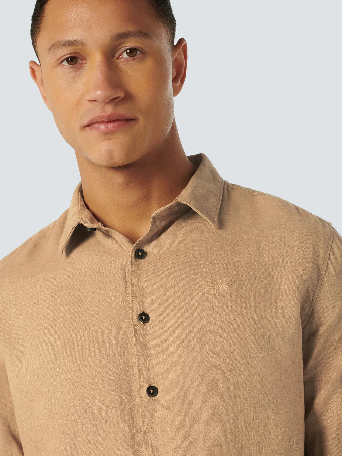 Classic Linen Shirt: Desert