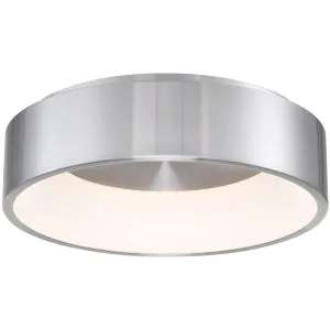 Corso 18 in. LED Flush Mount Light Aluminum Finish