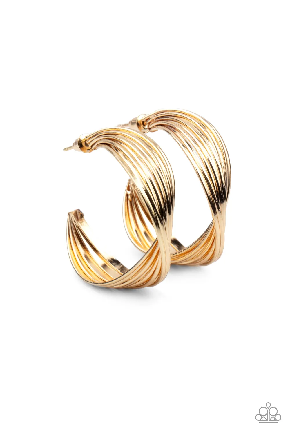 Curves In All The Right Places - Gold Hoop Earring