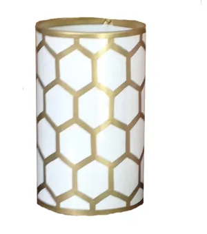 Dana Gibson Gold Mesh Pen Cup