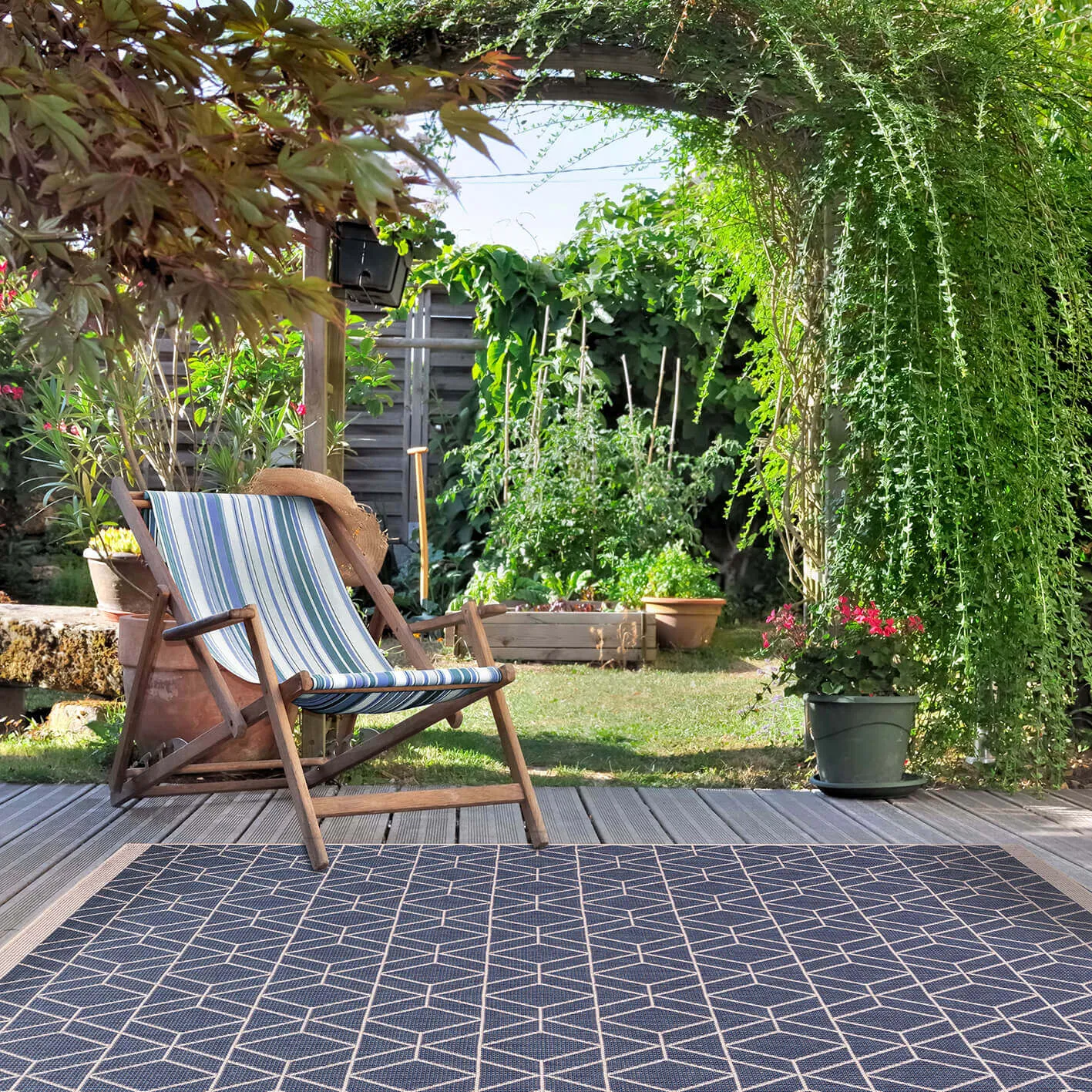 Duo Weave Outdoor Rug Diamonds