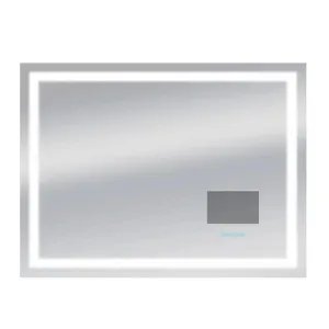 Edison 48 In. X 36 In. LED Wall Mirror With 10 in. LCD Television and Touch On/Off Dimmer Function