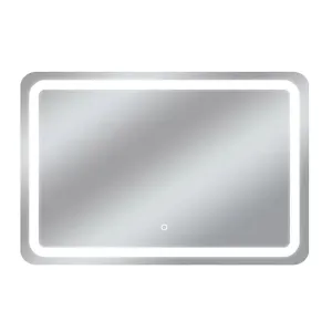 Egret 48 in. x 36 in. LED Wall Mirror with Touch On/Off Dimmer Function