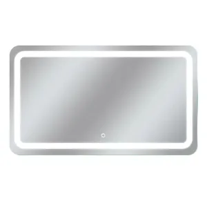 Egret 60 in. x 35 in. LED Wall Mirror with Touch On/Off Dimmer Function