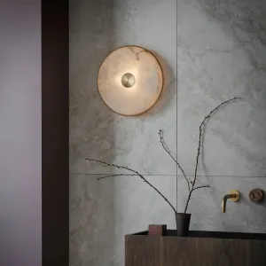 Elegant Alabaster Wall Light