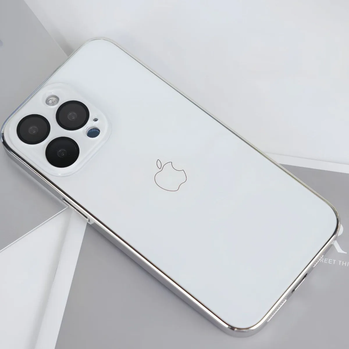 Elegant Basic Tempered Glass Case with Camera Lens Protector