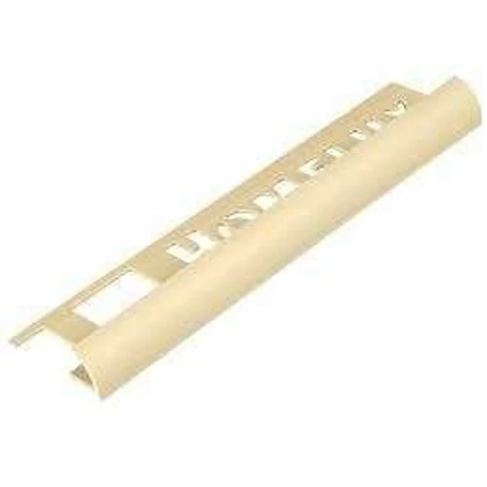 Evia Tile Trim 10mm x 2.5M PVC Round Edge Ivory