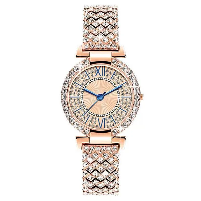 Fashionable Diamond-encrusted Shiny Women's Watch