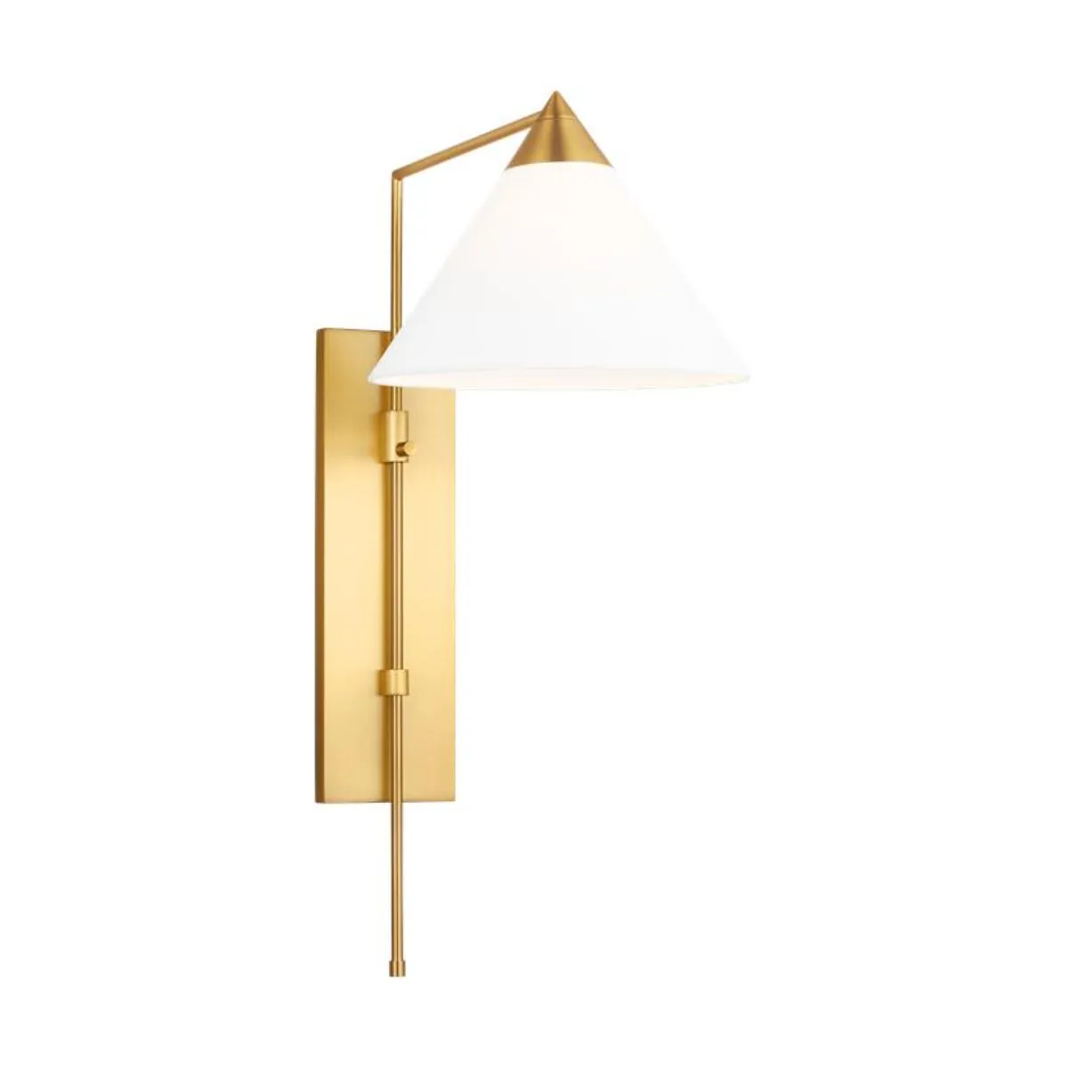 Franklin 26 in. Armed Sconce Burnished Brass finish