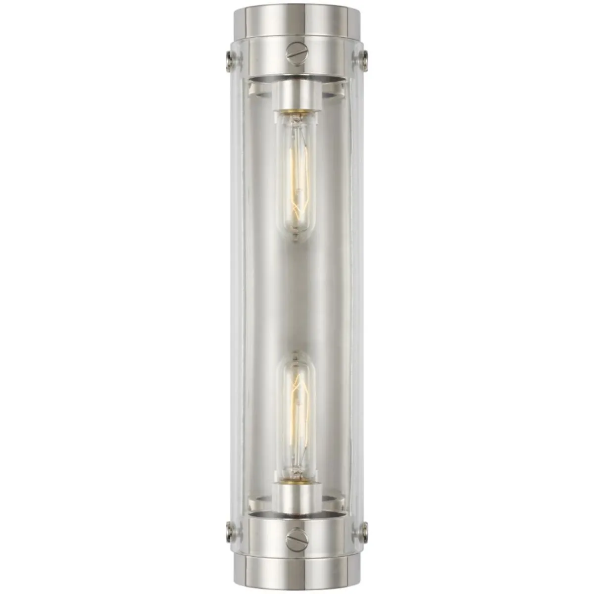 Garrett 18 in. 2 lights Wall Light Nickel finish