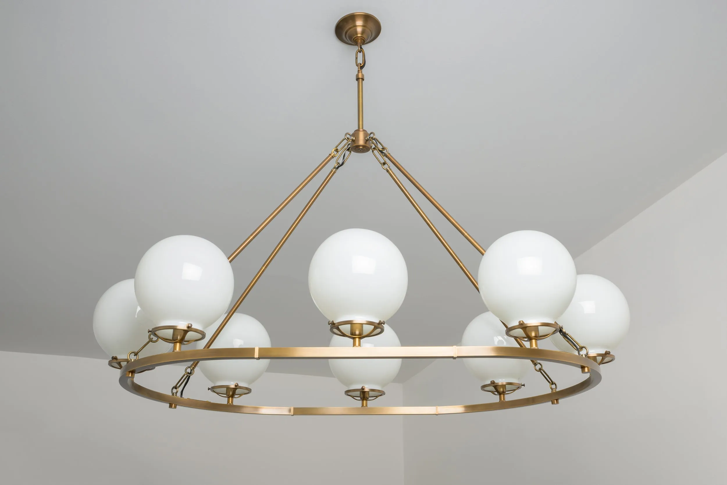 Hamilton (Opal) | Grand Oval Chandelier