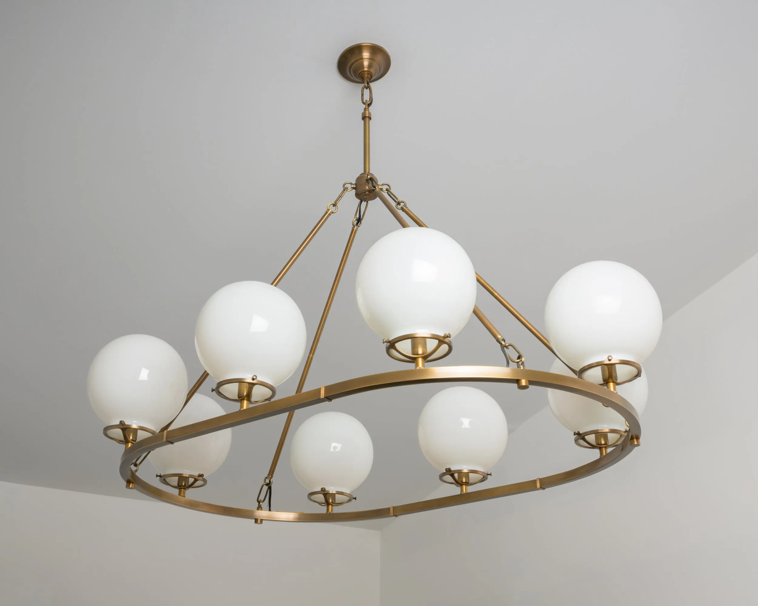 Hamilton (Opal) | Grand Oval Chandelier