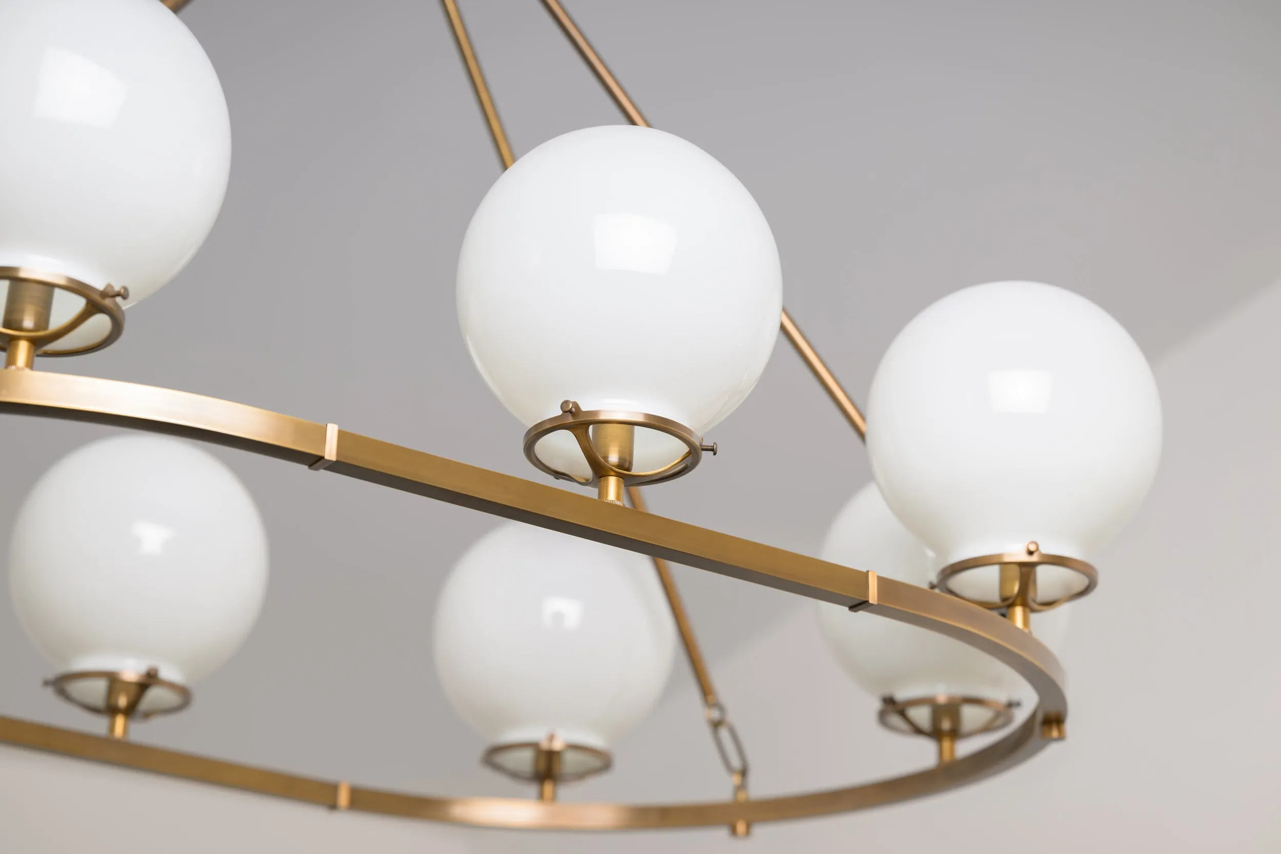 Hamilton (Opal) | Grand Oval Chandelier