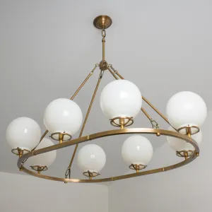 Hamilton (Opal) | Grand Oval Chandelier