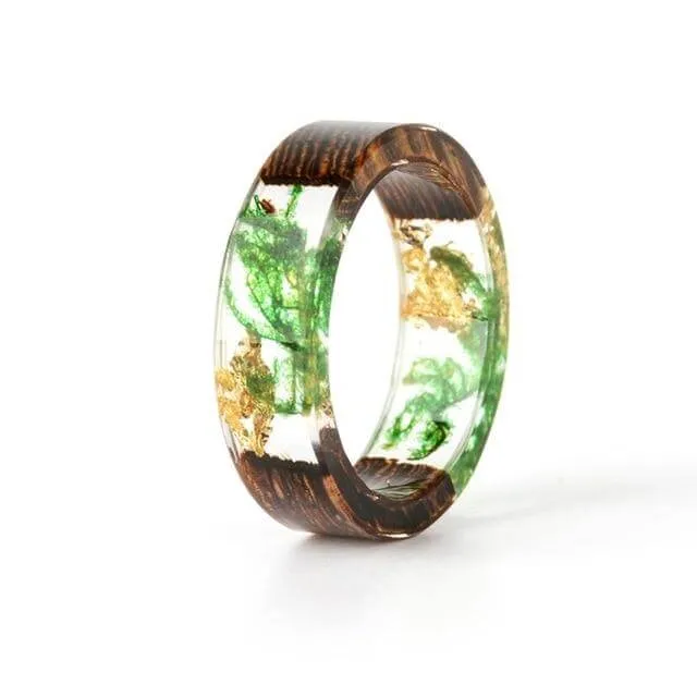 Handmade Colorful Wood Love Ring