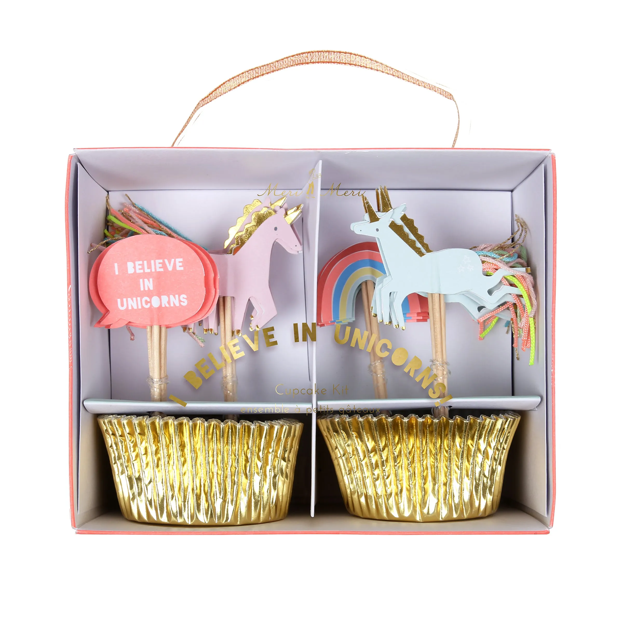 I Believe In Unicorns Cupcake Kit (x 24 toppers)