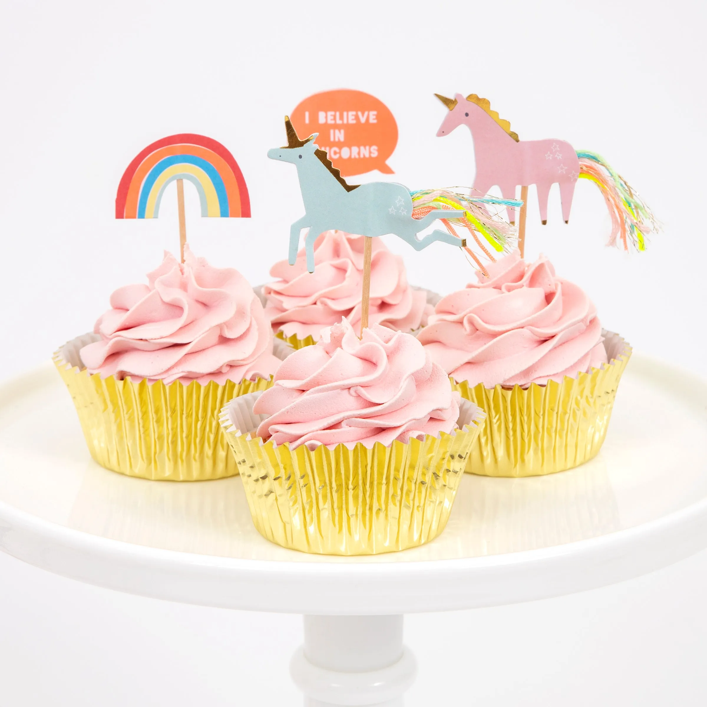 I Believe In Unicorns Cupcake Kit (x 24 toppers)