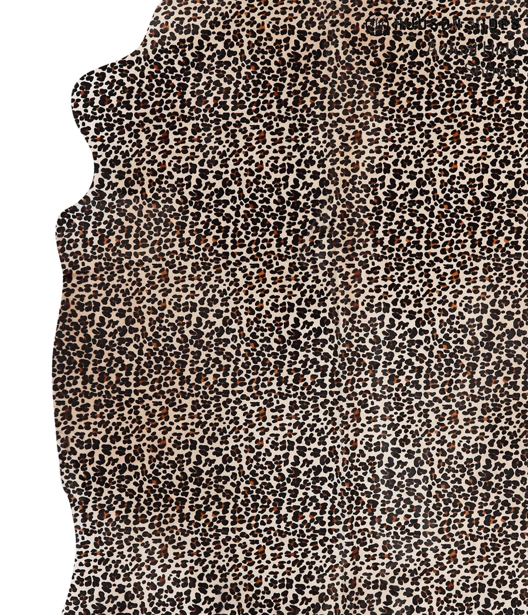 Jaguar Large Brazilian Cowhide Rug 6'11"H x 5'4"W #64920 by Hudson Hides