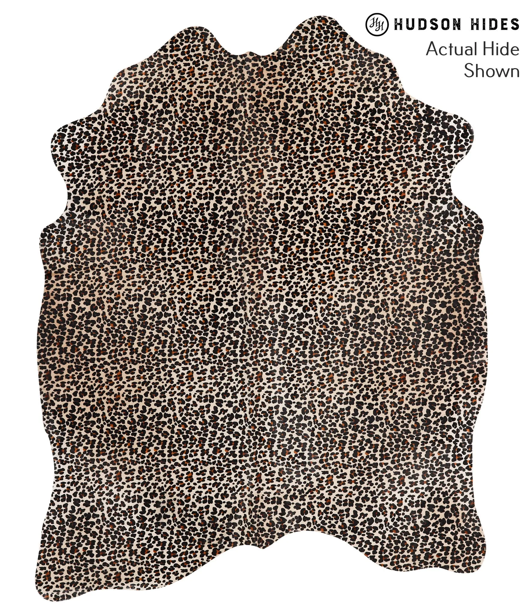 Jaguar Large Brazilian Cowhide Rug 6'11"H x 5'4"W #64920 by Hudson Hides