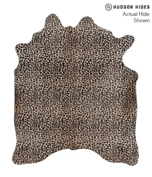 Jaguar Large Brazilian Cowhide Rug 6'5"H x 5'5"W #64903 by Hudson Hides