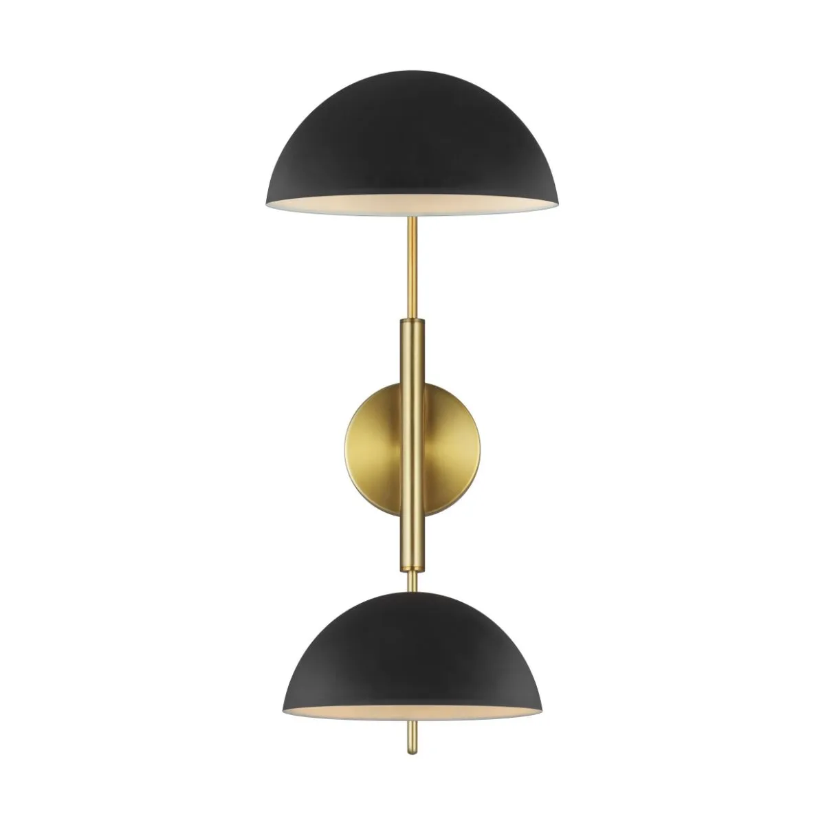 Jane 42 in. 2 lights Armed Sconce Black Finish