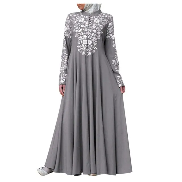 Jersey Abaya Dress Evening Abaya with Lace