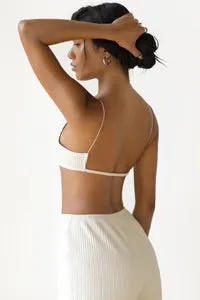 JOAH BROWN: CORDED OPEN BACK BRA