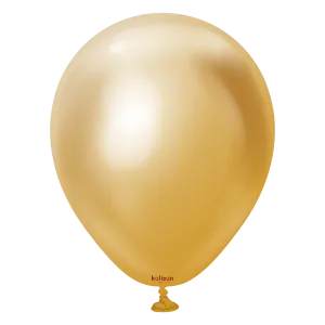 Kalisan Latex Mirror Gold - 5", 100 Pieces